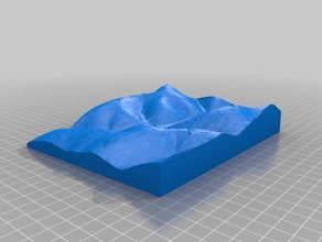 vale cavacas modèle de terrain les analyses répliques 3d print model - Mito3D