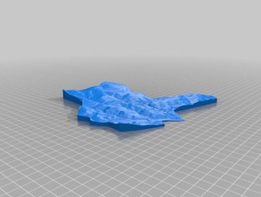 modello di terreno palheiros le scansioni repliche 3d print model - Mito3D