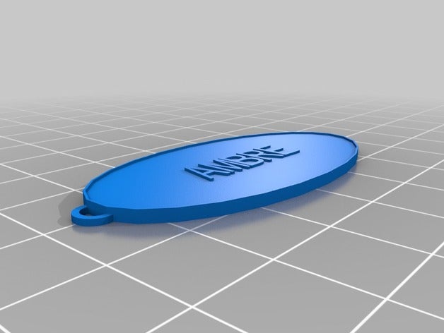 portecle ambre i portachiavi personalizzato 3D print model - Mito3D