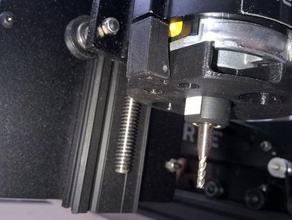 migliorata dewalt 611 aria diffusore x-carve pulsante di blocco parti 3d print model - Mito3D