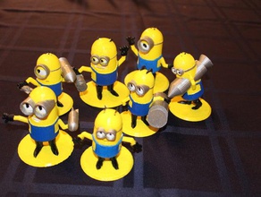 minions army remix toy game accessories dispicable me figures 3d print model - Mito3D