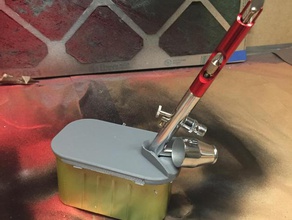 spam-airbrush cleanerholder Kunst tools 3d print model - Mito3D