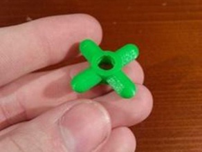 paja generador art de la cruz fácil diversión verde el agujero los niños poco printrbot pequeño palo 3d print model - Mito3D