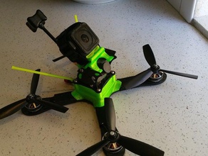 mixuko sesión de montaje cuerpo completo una base hobby drone droneracing el fpv gopro multirotor quadcopter shendrones tpu 3d print model - Mito3D