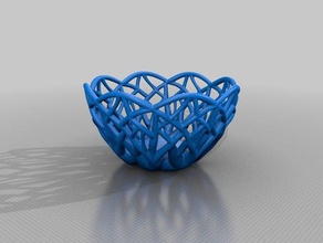 branched bowl decor organic zbrush 3d print model - Mito3D