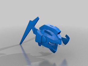 Helm gn archer Kostüm gundam 3d print model - Mito3D