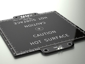 mini fabrikator de alumínio heatbed 3d a impressora partes Impressora aquecida cama criar platform 3d print model - Mito3D