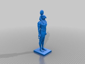 horus esculturas 3d print model - Mito3D