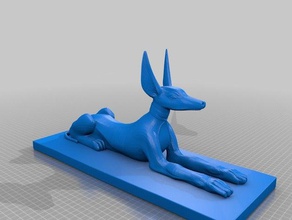 anubis sculture 3d print model - Mito3D