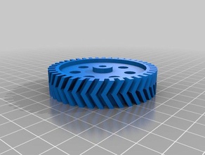 60mm personalizado openscad engranajes helicoidales otros 3d print model - Mito3D