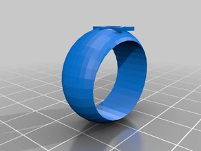 jewish ring protoype 3d printing jewelry religion religious rings 3d print model - Mito3D