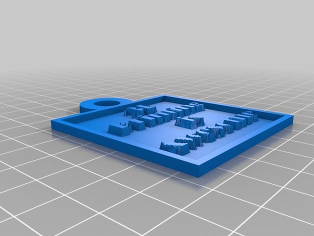 mer lithopane 2d art personnalisé 3D print model - Mito3D