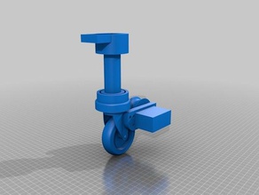 wheel base inmoov robot robotics 3d print model - Mito3D