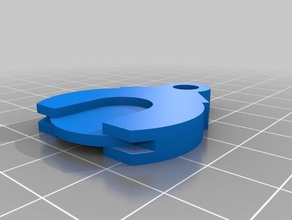 aldi titular da moeda nos trimestre chaveiros personalizado 3d print model - Mito3D
