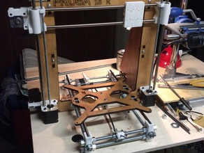 laser-cut i3 frame Fett 3d Drucker Teile 3d print model - Mito3D
