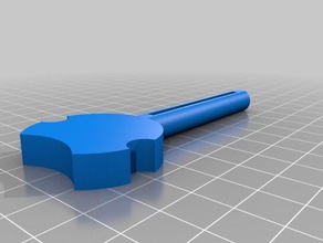 meine angepasste zahn-pastepaint-Rohr-Taste Haushalt versorgt 3d print model - Mito3D