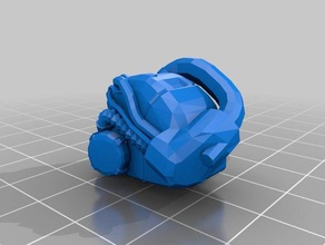 x-01 armure de puissance casque retombées vidéo jeux fallout 4 x01 3d print model - Mito3D
