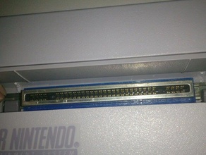 snes cartridge height adjustment video games accessory nintendo ntsc pal super famicom 3d print model - Mito3D