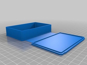 Imprimée en 3d jouant la carte de boîte les conteneurs personnalisé 3d print model - Mito3D