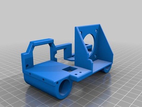 titan carriage robo 3d r1r1+ printer parts 3d print model - Mito3D
