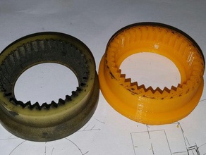 honda accord coupe 08 starter outer ring gear other 3d print model - Mito3D