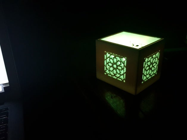 oriental suporte de vela arte 3D print model - Mito3D