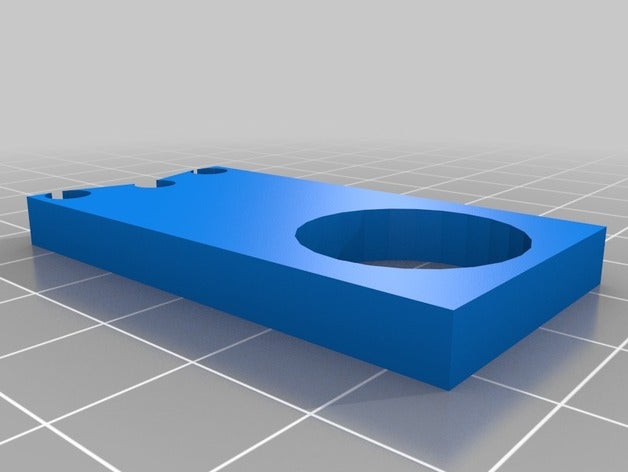 mendel i2 proximity sensor mount 3d printer parts 3D print model - Mito3D