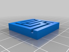 my customized random maze generator pure openscad toys games 3d print model - Mito3D