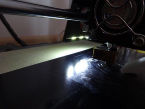 led strip mount 3d printer parts 3d print model - Mito3D