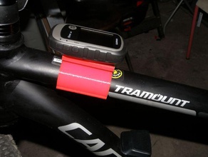 bici top di supporto del tubo garmin etrex sport all'aperto 3d print model - Mito3D