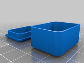 il mio personalizzato coperchio della custodia strumento i titolari scatole 3d print model - Mito3D