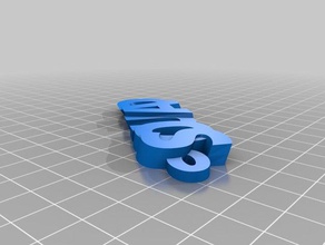 souad Anahtarlık özelleştirilmiş 3d print model - Mito3D