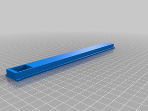 my customized parameterized socket rail-200 tool holders boxes 3d print model - Mito3D