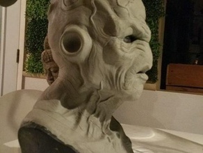 majin buu dbz interpretation sculpt bust sculptures 3d print model - Mito3D