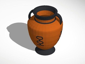 greek pot mini planter not tested household 3d print model - Mito3D