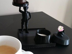 kahve çay butler mutfak yemek tasarım şeker 3d print model - Mito3D