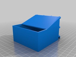 80x80x40 pegboard-box -pegstr tool Inhaber - Boxen angepasst 3d print model - Mito3D