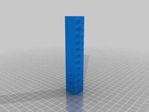 240-185 temperature calibration tower 3d printing tests customized 3d print model - Mito3D