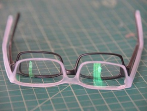 replacement glasses 3d print model - Mito3D