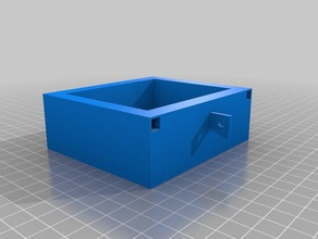 caixa de auto sem tampa feita 3d impressão 3d print model - Mito3D
