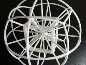 cubo de todas as kite painéis matemática 3d print model - Mito3D