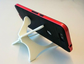 stabile snodato telefono stand mobile pieghevole supporto per ipad iphone il tablet 3d print model - Mito3D