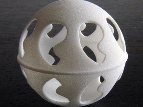 vírgula simetria esfera 8 matemática 3d print model - Mito3D