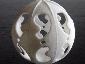 comma symmetry sphere 24 math 3d print model - Mito3D