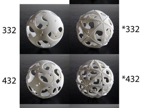 comma symmetry spheres 7 oddities math 3d print model - Mito3D