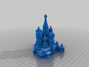 3d slash cattedrale di san basilio altri 3d print model - Mito3D