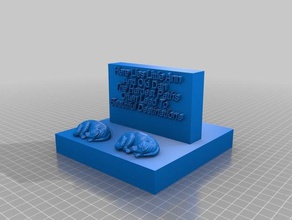 red fern cresce túmulo arte 3d print model - Mito3D