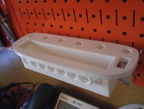 pegboard raf tepsisi aracı sahipleri kutuları 3d print model - Mito3D