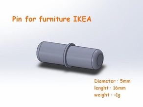 pin furniture ikea enfr 3d printing 3d print model - Mito3D