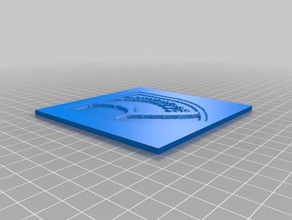 rokeby cresta lithophane 2d art personalizzato 3d print model - Mito3D